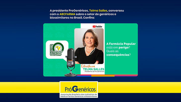 Presidente-executiva da PróGenéricos conversa com ABCFarma sobre setor de genéricos e biossimilares no Brasil
